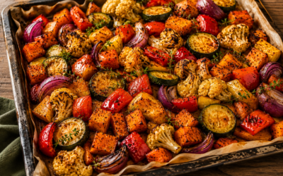 Ofengemüse mit JANUR Curry-Glasur